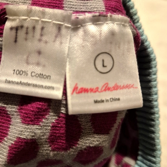 Hanns Andersson girls Large purple, blue & gray hat, name on tag - Picture 3 of 4